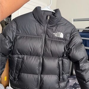 Boys Size 10 Black 709 Nuptse (BLACK)